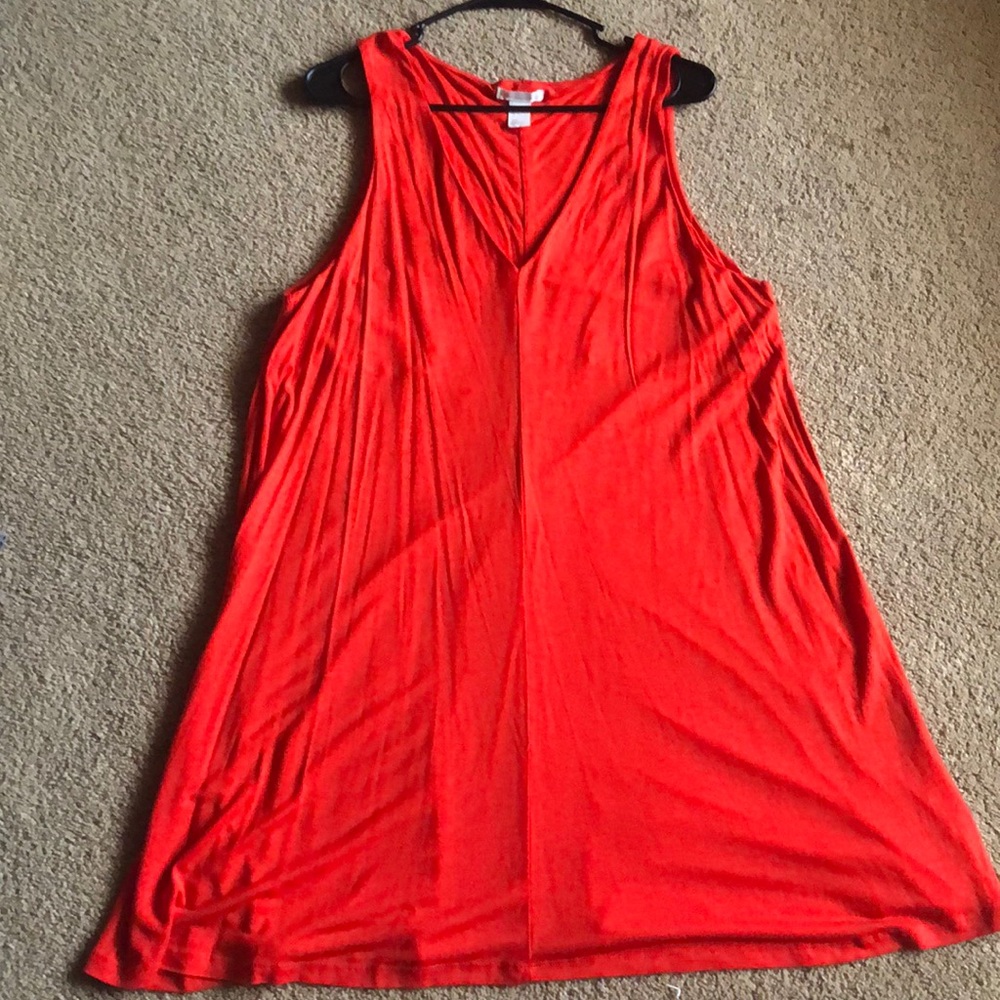 Orange dress